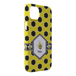 Honeycomb iPhone Case - Plastic - iPhone 14 Pro Max (Personalized)
