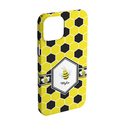 Honeycomb iPhone Case - Plastic - iPhone 15 (Personalized)