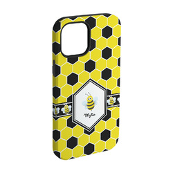 Honeycomb iPhone Case - Rubber Lined - iPhone 15 Pro (Personalized)