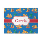 Boats & Palm Trees Area Rug (Personalized)