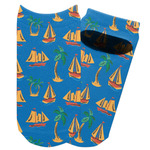 Boats & Palm Trees Adult Ankle Socks