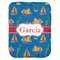 Boats & Palm Trees Baby Swaddling Blanket (Personalized)