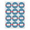 Boats & Palm Trees Icing Circle - Small - Set of 12