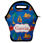 Boats & Palm Trees Lunch Bag w/ Name or Text