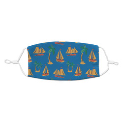 Boats & Palm Trees Kid's Cloth Face Mask - Standard
