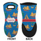 Boats & Palm Trees Neoprene Oven Mitt (Front & Back)