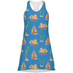 Boats & Palm Trees Racerback Dress - Small