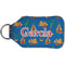 Boats & Palm Trees Sanitizer Holder Keychain - Small (Back)