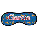 Boats & Palm Trees Sleeping Eye Masks - Large (Personalized)