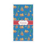 Boats & Palm Trees Guest Paper Towels - Full Color - Standard (Personalized)