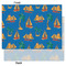 Boats & Palm Trees Tissue Paper - Heavyweight - Large - Front & Back