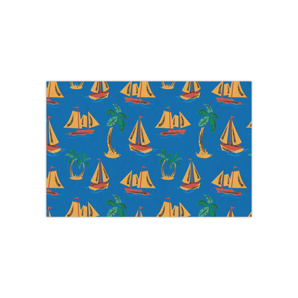 Custom Boats & Palm Trees Small Tissue Papers Sheets - Heavyweight