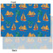 Boats & Palm Trees Tissue Paper - Heavyweight - XL - Front & Back