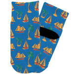 Boats & Palm Trees Toddler Ankle Socks