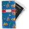 Boats & Palm Trees Vinyl Document Wallet - Main