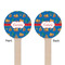 Boats & Palm Trees Wooden 6" Stir Stick - Round - Double Sided - Front & Back