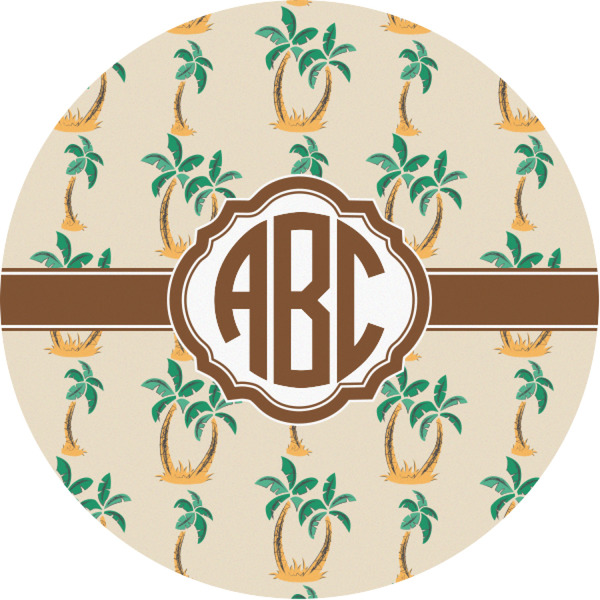 Custom Palm Trees Multipurpose Round Labels - 1" (Personalized)