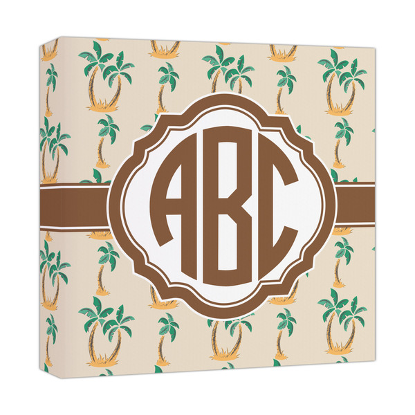 Custom Palm Trees Canvas Print - 12x12 (Personalized)