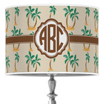 Palm Trees 16" Drum Lamp Shade - Poly-film (Personalized)