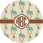 Palm Trees Multipurpose Round Labels - 2" (Personalized)