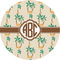 Palm Trees 3" Multipurpose Round Labels - Single Sticker