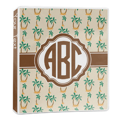 Palm Trees 3-Ring Binder - 1 inch (Personalized)