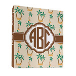 Palm Trees 3 Ring Binder - Full Wrap - 1" (Personalized)