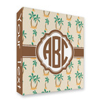 Palm Trees 3 Ring Binder - Full Wrap - 2" (Personalized)