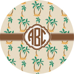 Palm Trees Multipurpose Round Labels - 5" (Personalized)