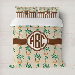 Palm Trees Duvet Cover Set - Full / Queen (Personalized)