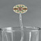 Palm Trees Clear Plastic 7" Stir Stick - Oval - Main