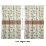 Palm Trees Curtain Panel - Custom Size