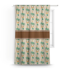 Palm Trees Curtain Panel - Custom Size