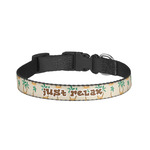 Palm Trees Dog Collar - Small (Personalized)