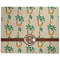 Palm Trees Dog Food Mat - Large without Bowls