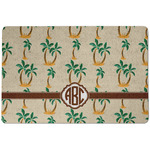 Palm Trees Dog Food Mat w/ Monogram