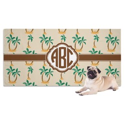 Palm Trees Dog Towel (Personalized)