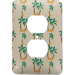 Palm Trees Electric Outlet Plate