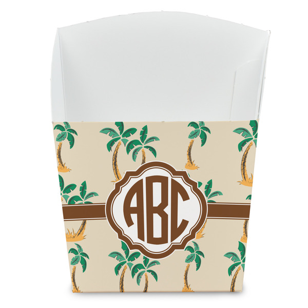 Custom Palm Trees French Fry Favor Boxes (Personalized)