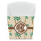 Palm Trees French Fry Favor Box - Front View