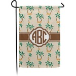 Palm Trees Small Garden Flag - Double Sided w/ Monograms