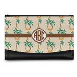 Palm Trees Genuine Leather Women's Wallet - Small (Personalized)