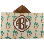 Palm Trees Kids Hooded Towel (Personalized)