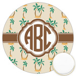 Palm Trees Printed Cookie Topper - 3.25" (Personalized)