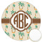 Palm Trees Icing Circle - Large - Front