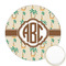 Palm Trees Icing Circle - Medium - Front