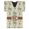 Palm Trees Jersey Bottle Cooler - FRONT (flat)