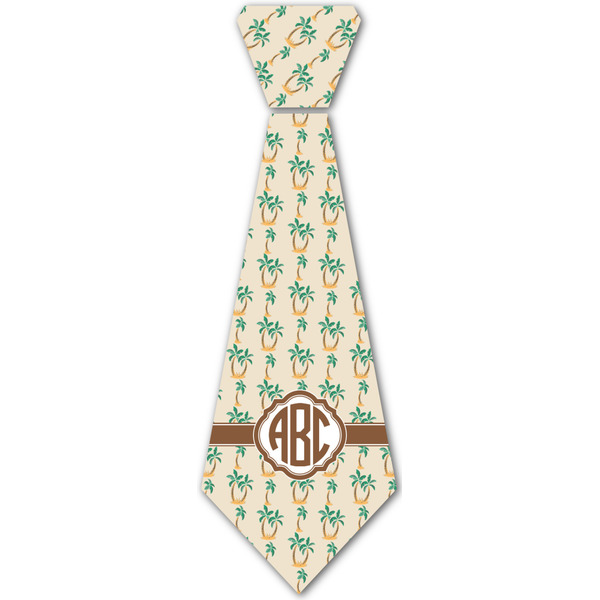 Custom Palm Trees Iron On Tie - 4 Sizes w/ Monogram