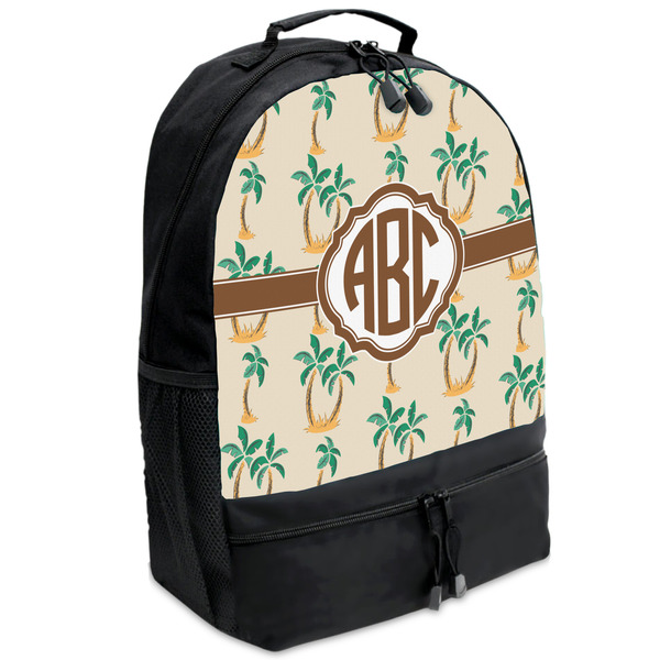 Custom Palm Trees Backpacks - Black (Personalized)