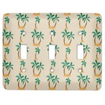 Palm Trees Light Switch Cover (3 Toggle Plate)